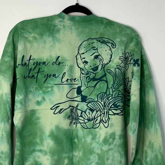 Disney WDW Tiana Princess & the Frog Spirit Jersey Green Embroidered Size XS - Picture 12 of 13